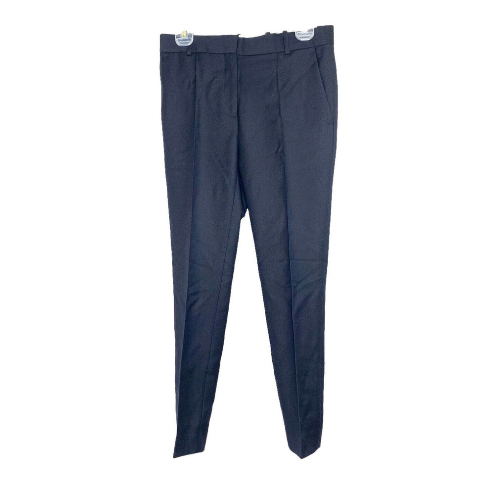 ❌SOLD❌ Celine Women’s Navy Blue High Waisted Wool Trouser Pants Sz 34 - Picture 1 of 11